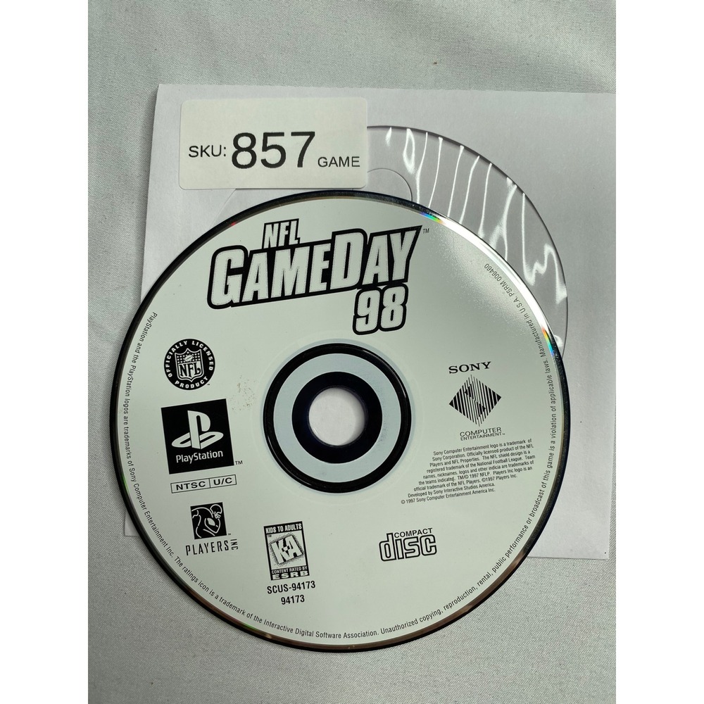 NFL GameDay 98 Sony PlayStation PS1